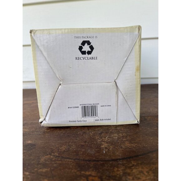 Vintage Porcelain Santa Claus Lamp With Light & Bells Included E3 - Picture 5 of 5